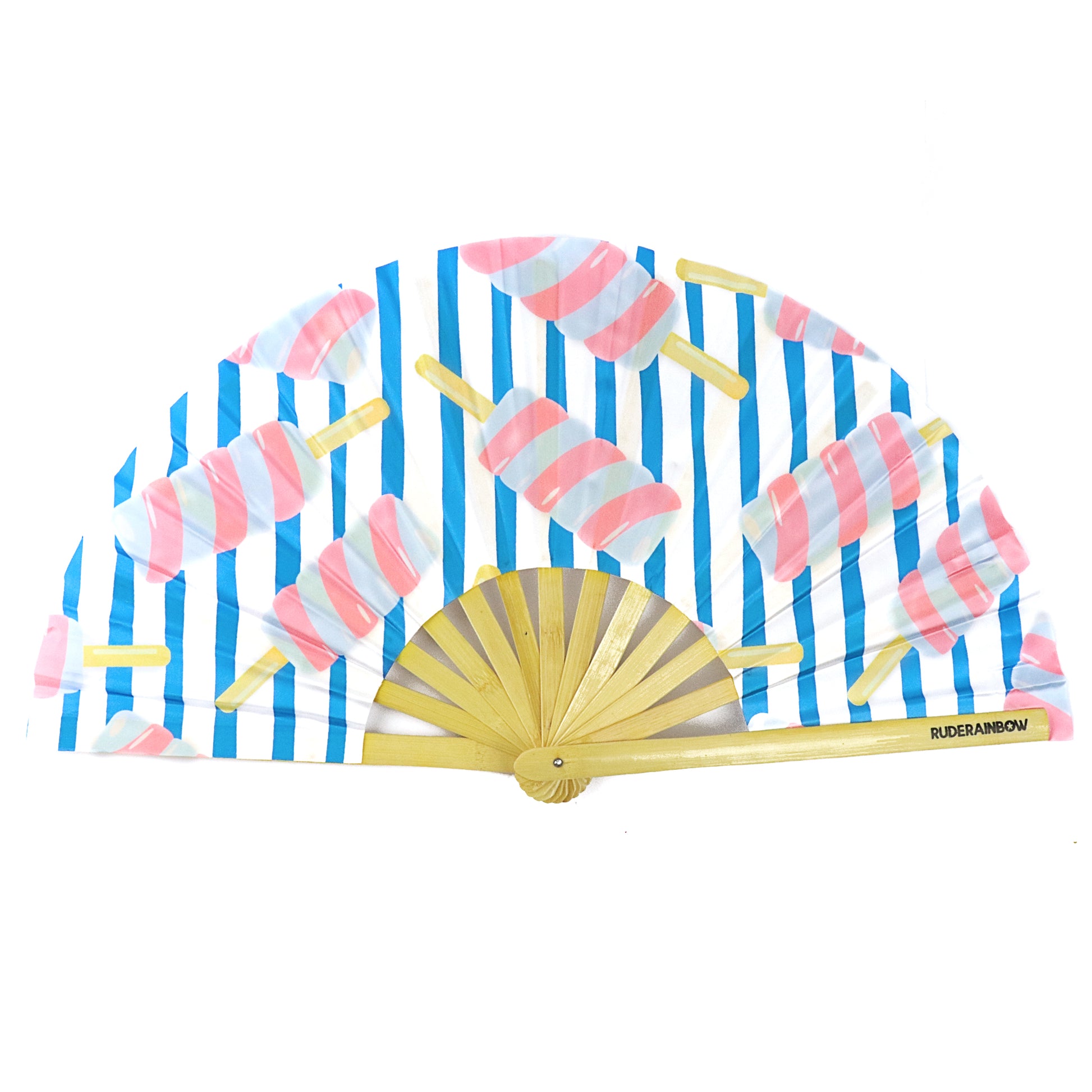 Popsicle Stripes Party Fan