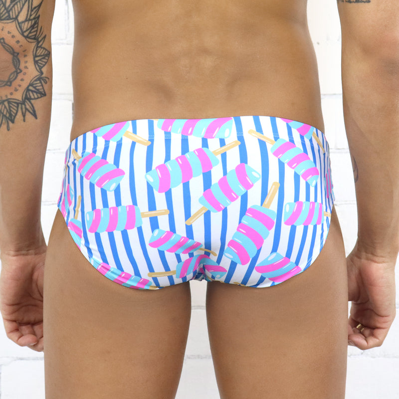 Popsicle Stripes Swim Brief