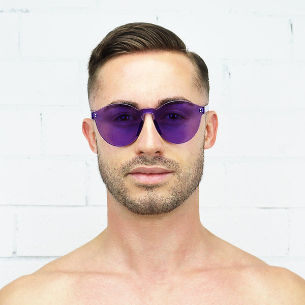 Purple Jelly Sunglasses - Rude Rainbow Gay Party Summer