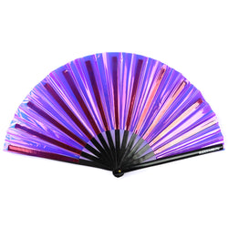 Purple PVC Party Fan