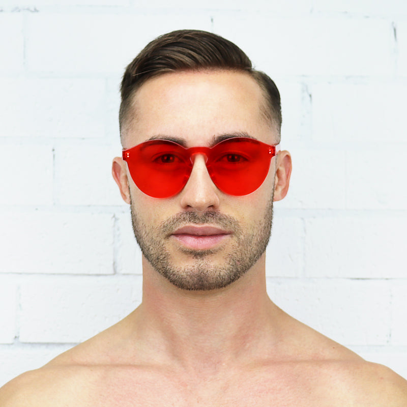 Jelly Sunglasses - Red – Rude Rainbow