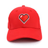 Red Loveheart Cap