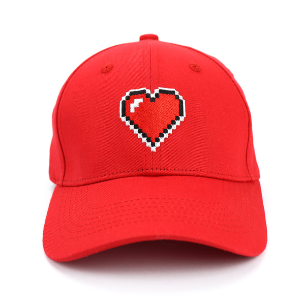 Red Loveheart Cap