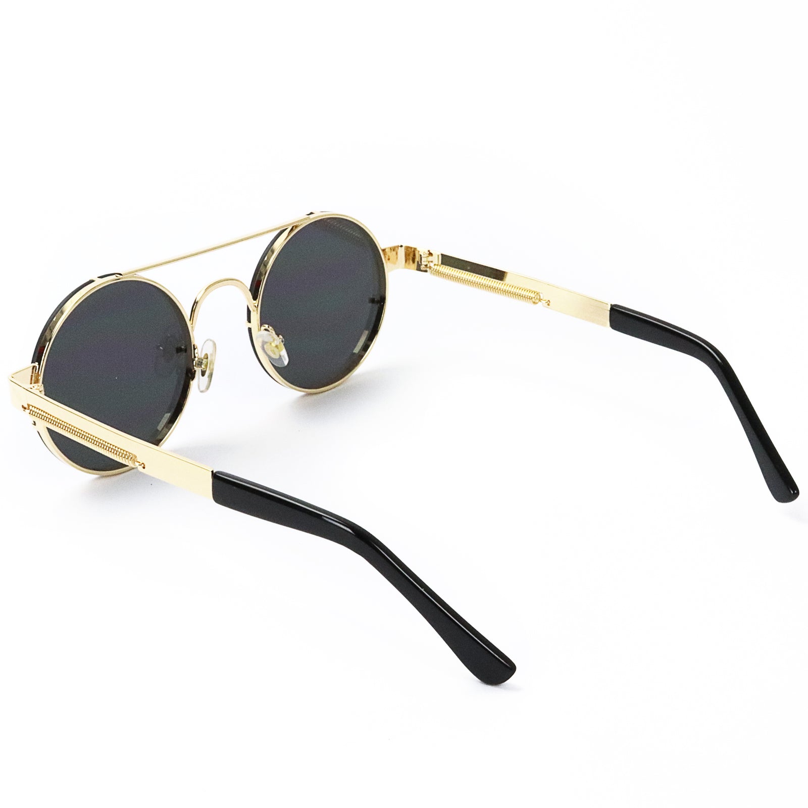 Black and gold retro sunglasses outlet