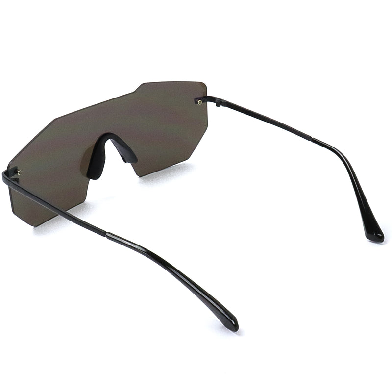 Rimless Raves Sunglasses - Blue