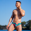 Happy Hibiscus Swim Brief