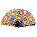 Rude Paisley UV Party Fan - Rude Rainbow Gay Party Summer