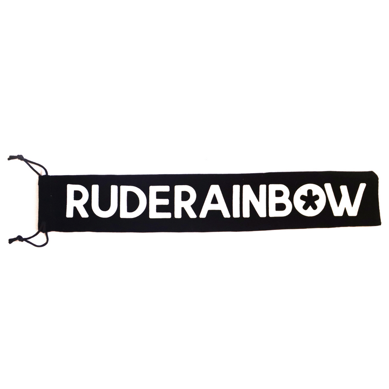 Rude Rainbow UV Party Fan