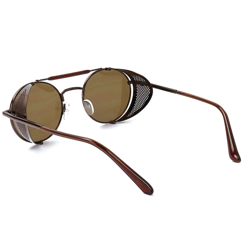 Steampunk Metal Sunglasses - Tea