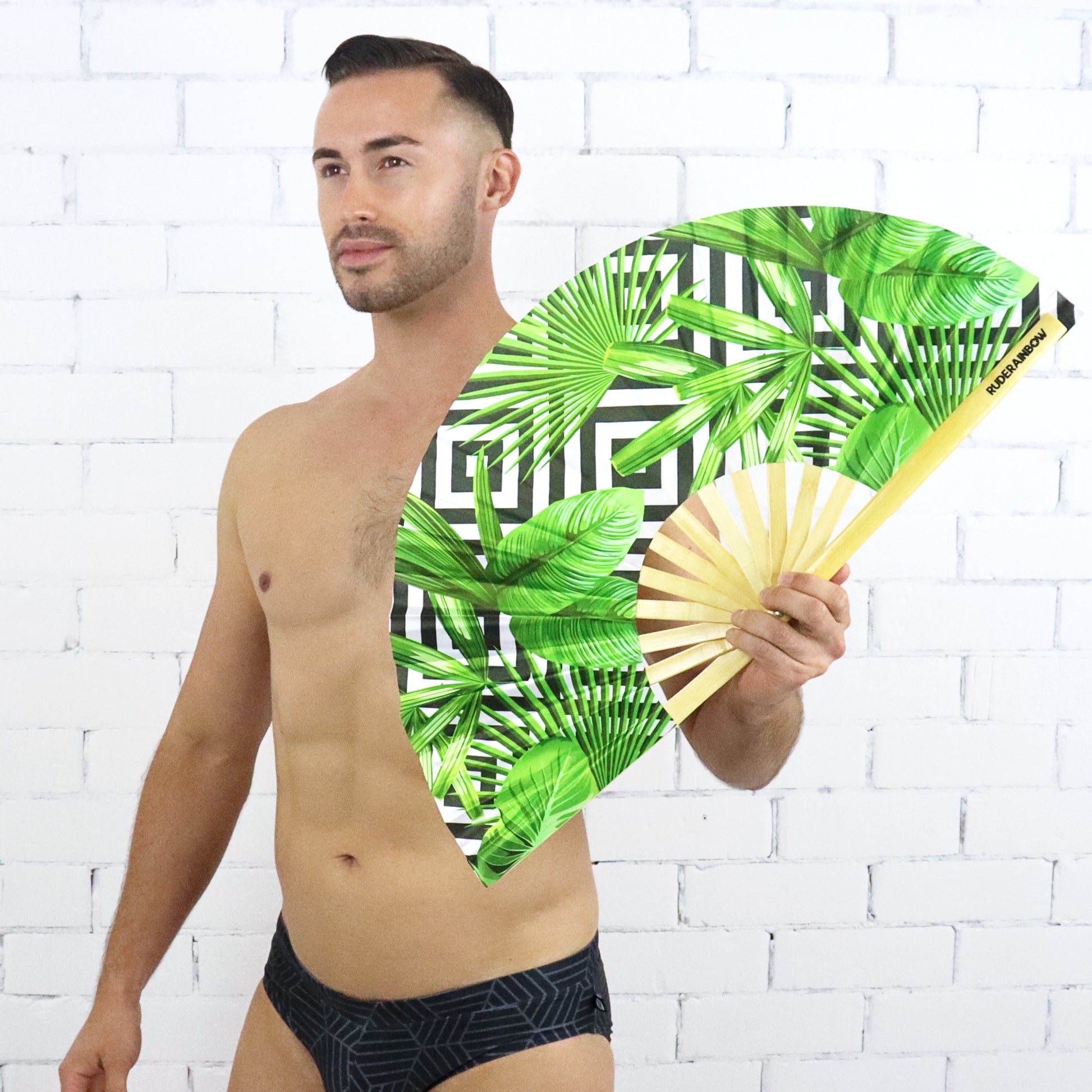 Tropical Hypno UV Party Fan