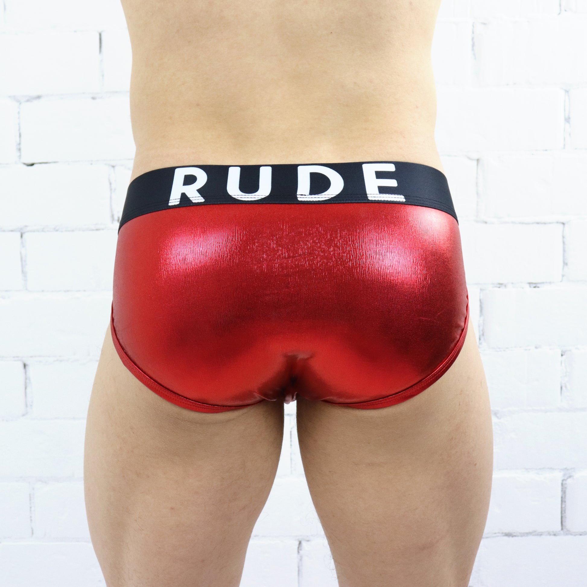 GoGo Metallic Brief - Red