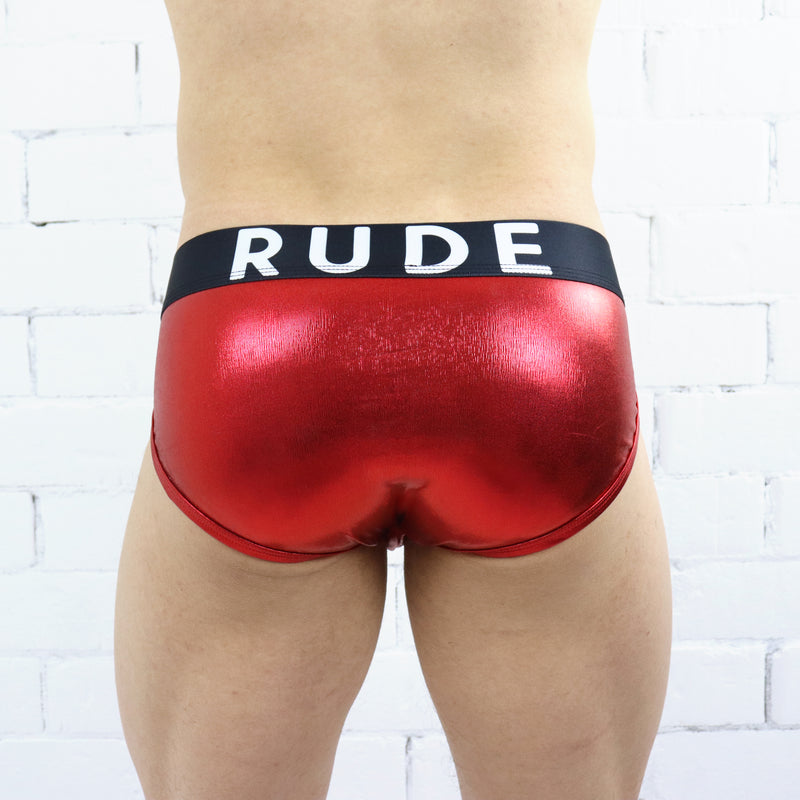 GoGo Metallic Brief - Red