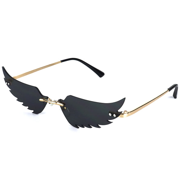 Wings Sunglasses - Black