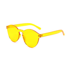 Yellow / Orange Jelly Sunglasses - Rude Rainbow Gay Party Summer